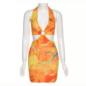 Cut out Halter Dress  $10-25 SALE ON MY CLOSET!!